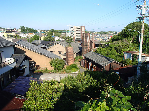 高台の上から見た街並み風景